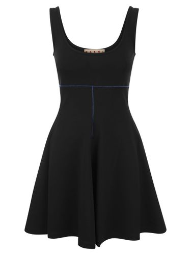 Marni Black Viscose Blend Dress - Marni - Modalova