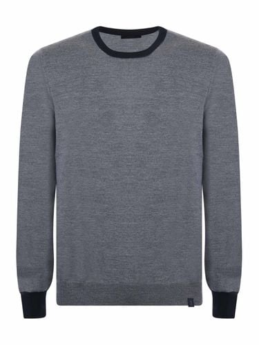 Fay Grey Virgin Wool Jumper - Fay - Modalova