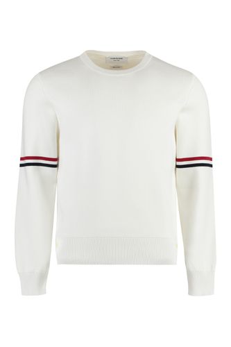 Long Sleeve Crew-neck Sweater - Thom Browne - Modalova