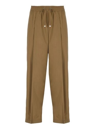 Lightweight Drawstring Cropped Trousers - Herno - Modalova