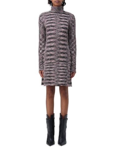 High Neck Long-sleeved Dress - Missoni - Modalova