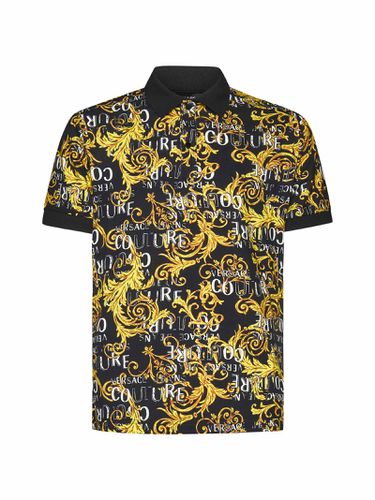 Polo Shirt With Logo - Versace Jeans Couture - Modalova