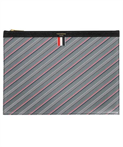 Thom Browne Briefcase With Logo - Thom Browne - Modalova