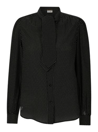 Saint Laurent Dotted Print Blouse - Saint Laurent - Modalova