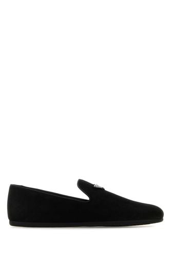 Prada Black Suede Loafers - Prada - Modalova