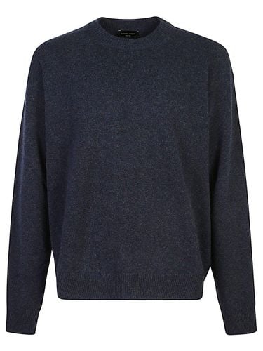 Crewneck Knit Sweater - Roberto Collina - Modalova