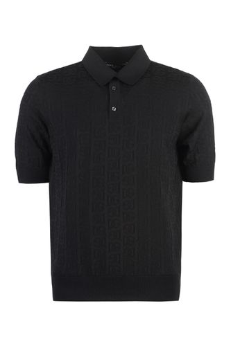 Jacquard Knit Polo Shirt - Dolce & Gabbana - Modalova