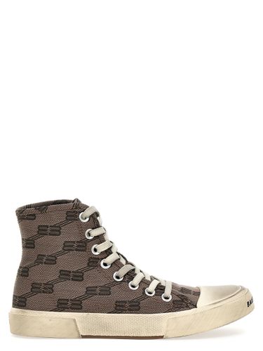 Paris High-top Laced Sneakers - Balenciaga - Modalova