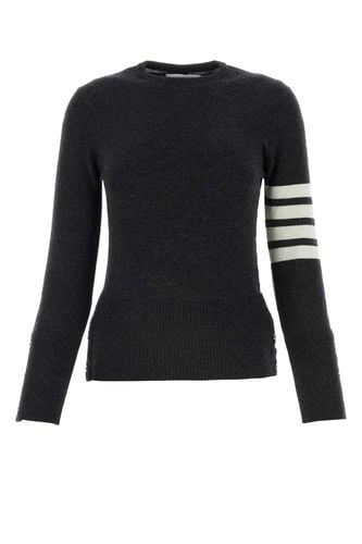 Thom Browne Charcoal Wool Sweater - Thom Browne - Modalova