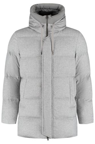 Drawstring Padded Bomber Jacket - Herno - Modalova