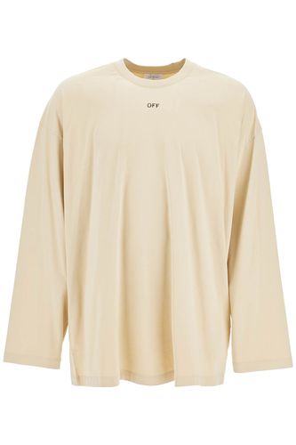 Long Sleeve Oversized T-shirt For - Off-White - Modalova