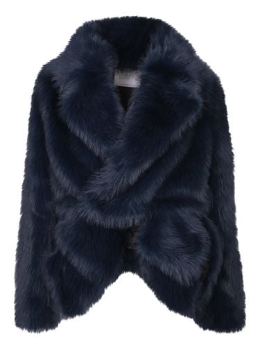 Sacai Blue Faux Fur Coat - Sacai - Modalova