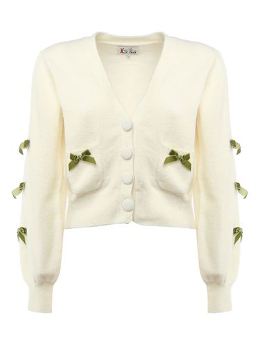 Lyza Cardigan With Bows - MC2 Saint Barth - Modalova