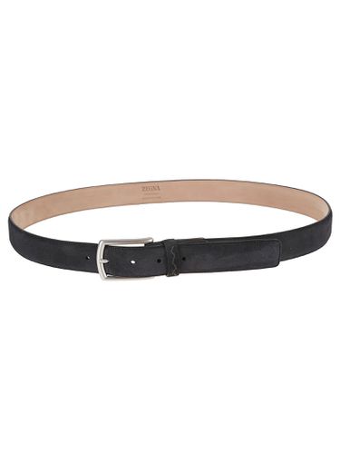 Zegna Rectangle Classic Buckle Belt - Zegna - Modalova