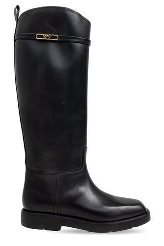 Emporio Armani Leather Boots - Emporio Armani - Modalova