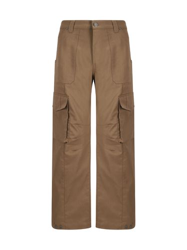 Beige Cotton Blend Cargo Pants - Golden Goose - Modalova