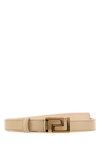 Versace Skin Pink Leather Belt - Versace - Modalova