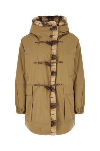 Khaki Green Cotton Blend Parka - Weekend Max Mara - Modalova