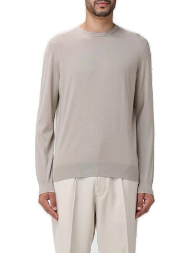 Crewneck Knitted Jumper Z Zegna - Z Zegna - Modalova