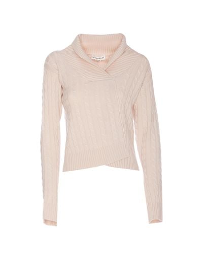 Wrap Knitted Sweater - Victoria Beckham - Modalova