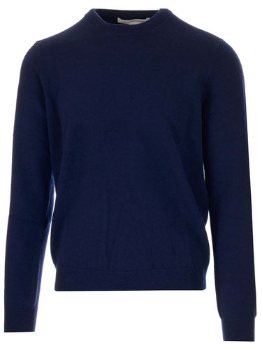 Blue Crewneck Sweater - Comme des Garçons Shirt - Modalova