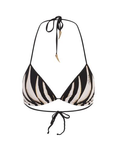 Bikini Top With Ray Of Gold Print - Roberto Cavalli - Modalova