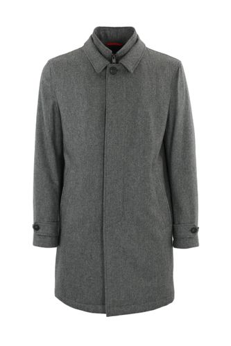 Fay Morning Coat In Wool Flannel - Fay - Modalova