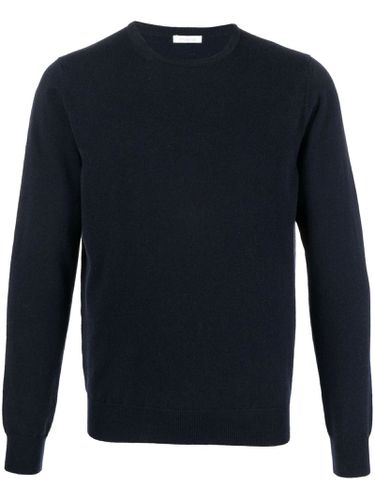 Malo Navy Blue Cashmere Jumper - Malo - Modalova