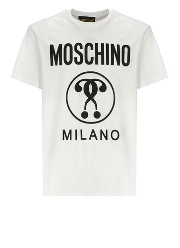 Double Question Mark T-shirt - Moschino - Modalova