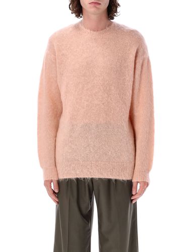 Brushed Super Kid Mohair Knit Sweater - Auralee - Modalova