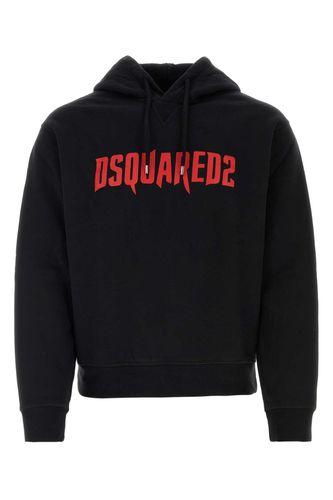 Dsquared2 Black Cotton Sweatshirt - Dsquared2 - Modalova