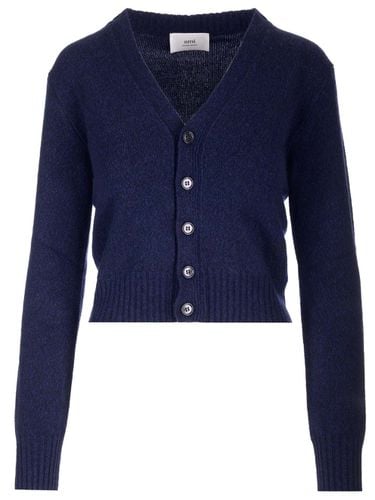 Cashmere Cardigan - Ami Alexandre Mattiussi - Modalova