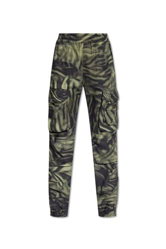 P-mirow Zebra-camo Printed Cargo Pants - Diesel - Modalova