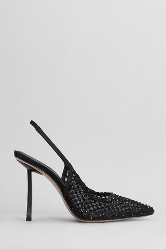 Le Silla Gilda Pumps In Black Satin - Le Silla - Modalova