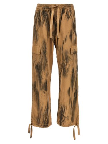 MSGM Dirty-effect Cargo Pants - MSGM - Modalova