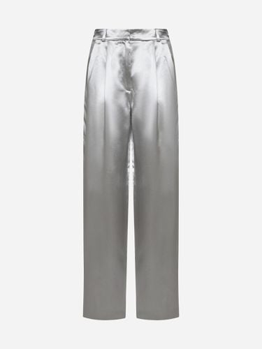 Vione Silk And Viscose Trousers - Loulou Studio - Modalova