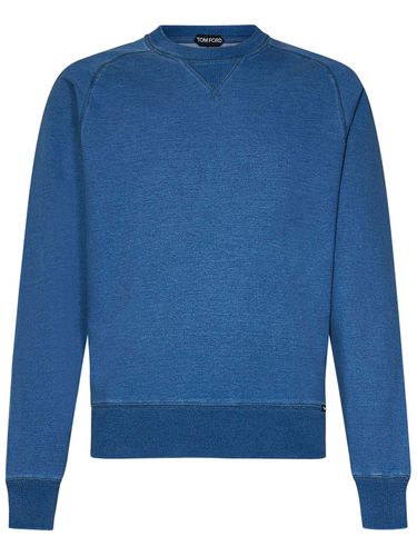 Jersey Ribbed Crewneck Sweatshirt - Tom Ford - Modalova