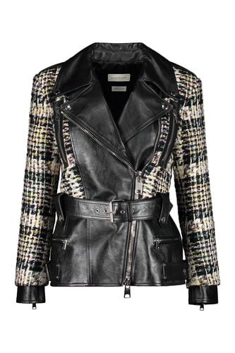 Calf Leather Jacket - Alexander McQueen - Modalova