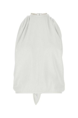 Balenciaga White Terry Fabric Top - Balenciaga - Modalova