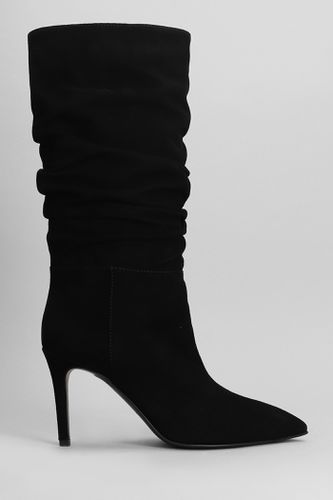 High Heels Boots In Suede - Via Roma 15 - Modalova