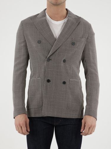 Double-breasted Glen Plaid Jacket - Tonello - Modalova