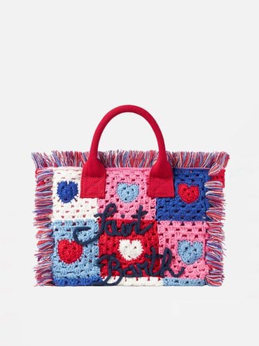 Colette Handbag With Crochet Heart Patches - MC2 Saint Barth - Modalova