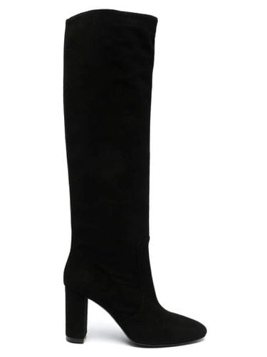 Via Roma 15 Black Suede Boots - Via Roma 15 - Modalova