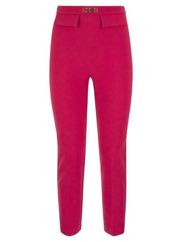 High-waist Crêpe Trousers - Elisabetta Franchi - Modalova