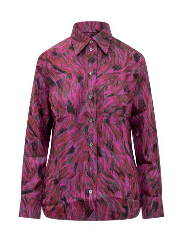 Lanvin Fuchsia Fur Shirt - Lanvin - Modalova