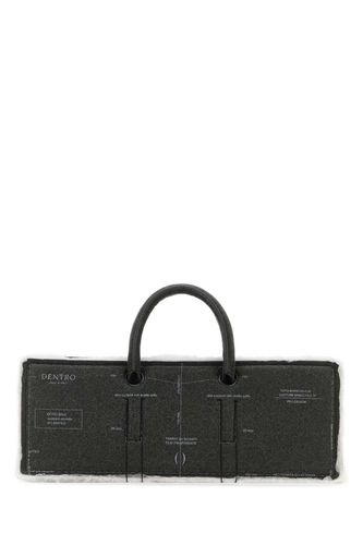 Dentro Grey Leather Otto Handbag - Dentro - Modalova