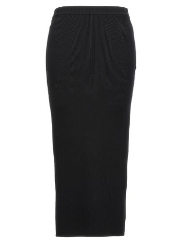 Wool Knit Midi Skirt - Alexander McQueen - Modalova