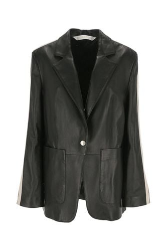 Palm Angels Leather Track Blazer - Palm Angels - Modalova