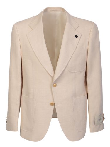 Biege Single-breasted Jacket - Lardini - Modalova