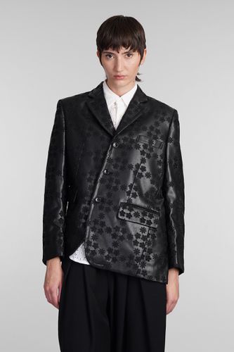 Leather Jacket In Polyuretan - Comme des Garçons - Modalova